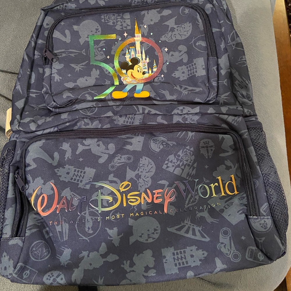 Walt Disney World 50th Anniversary bookbag
